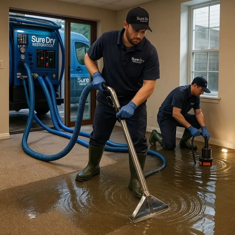 Water Extraction and Removal process in Pine Crest, TN